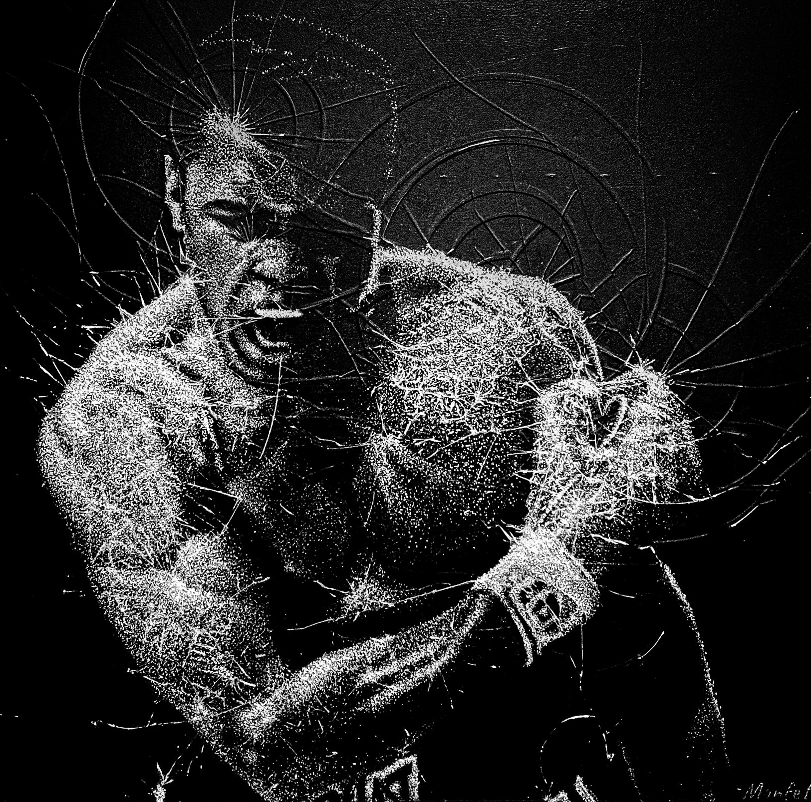 Work № 3 — broken glass by Olivier Monfet