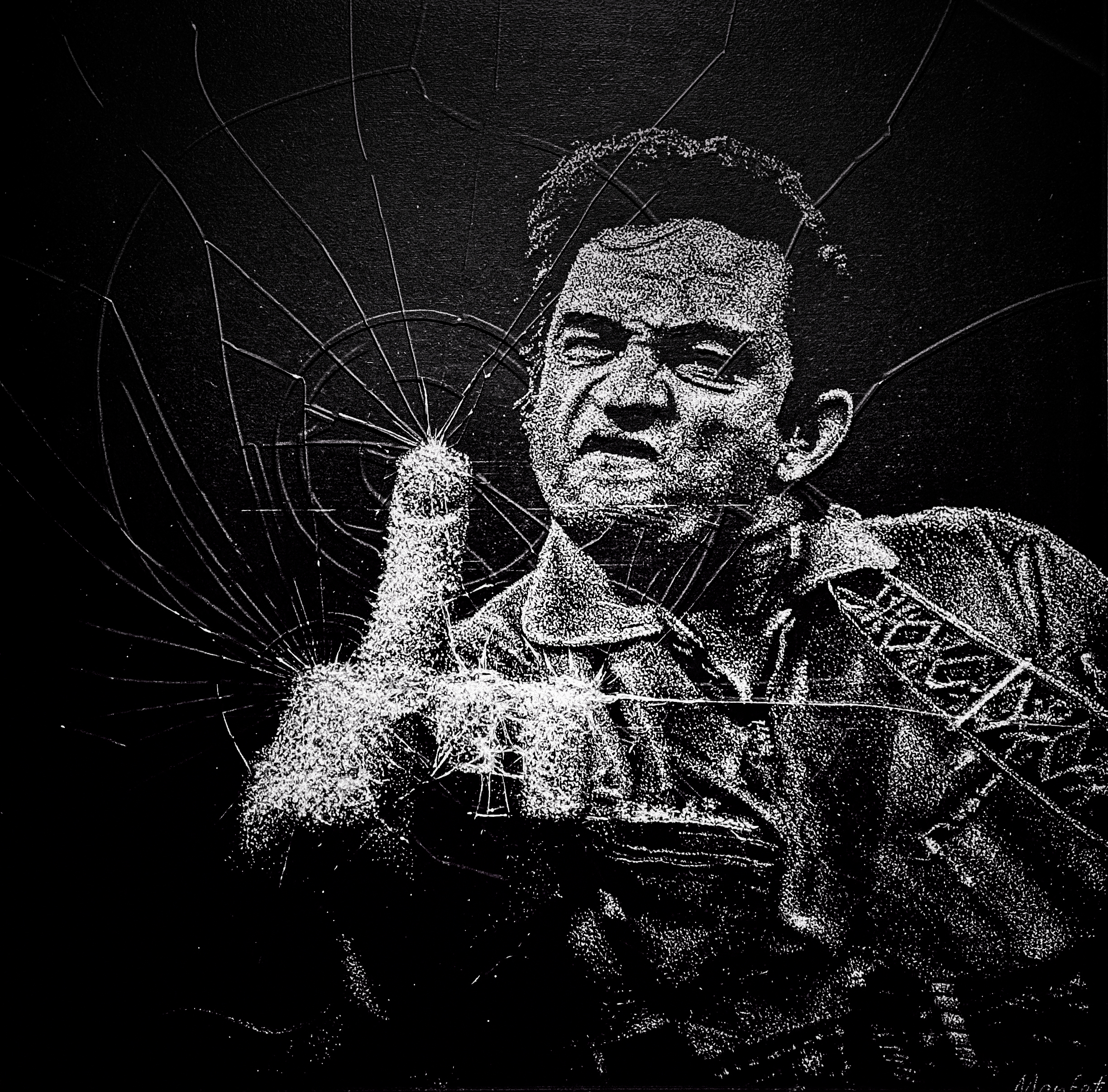 Work № 4 — broken glass by Olivier Monfet